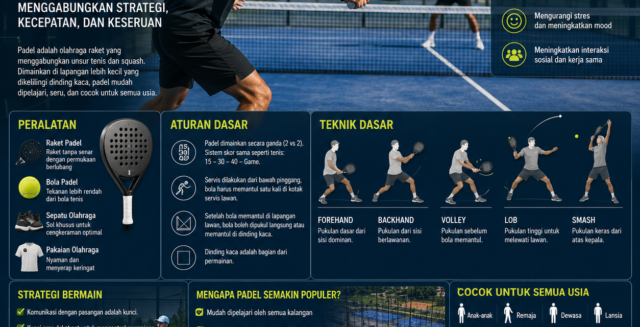 Mengenal Permainan Olahraga Padel