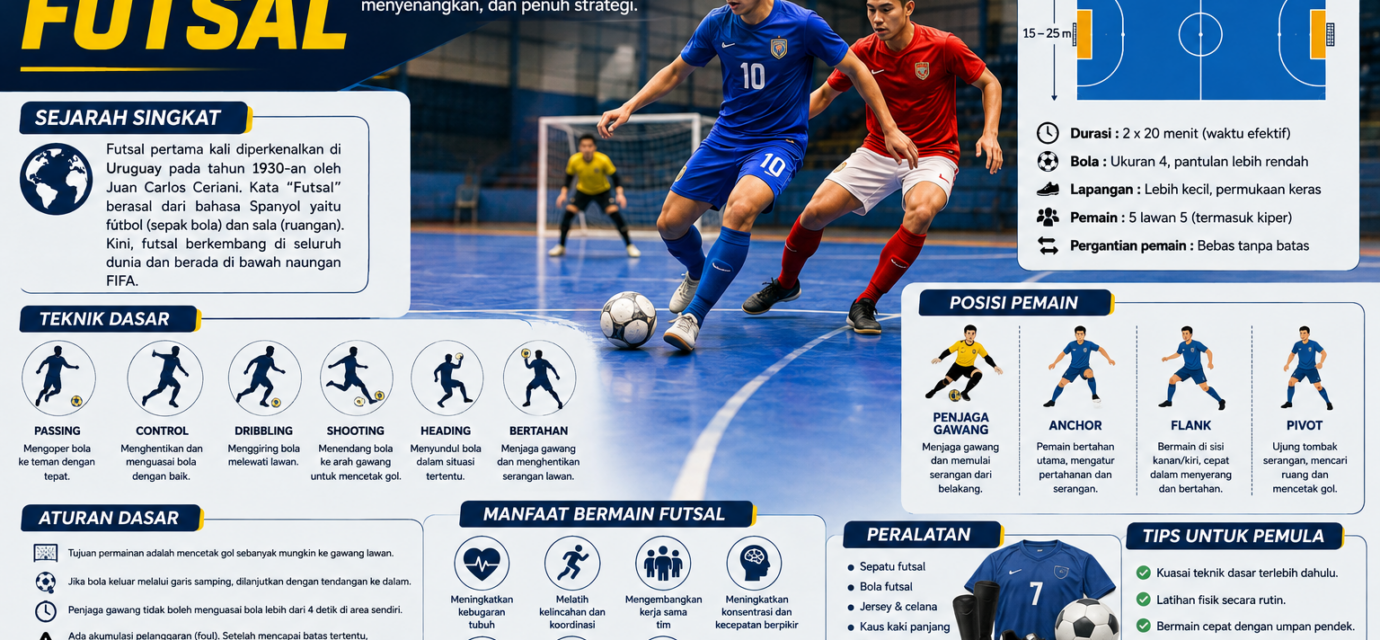 Mengenal Olahraga Permainan Futsal